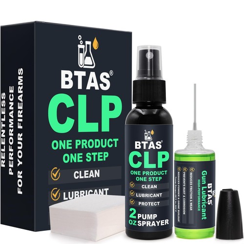 Btas gun cleaner and lubricant - and,