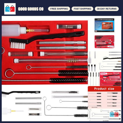 22pcs spray gun cleaning - spray,
