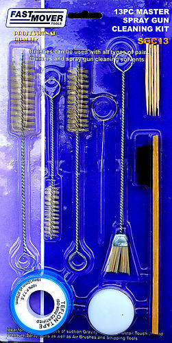 Piece spray gun cleaning - spray,