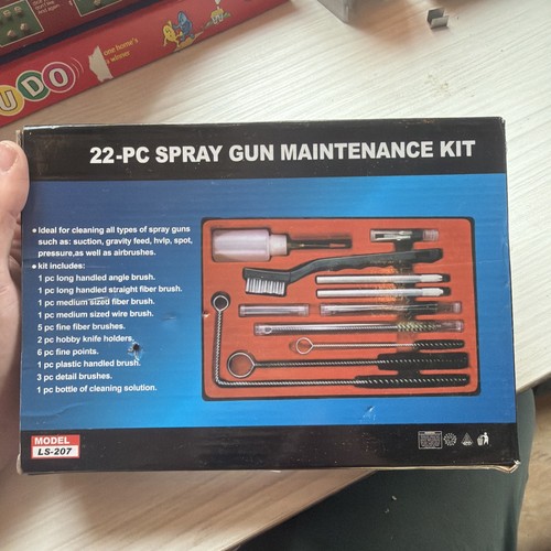 22pc spray gun cleaning kit - ,